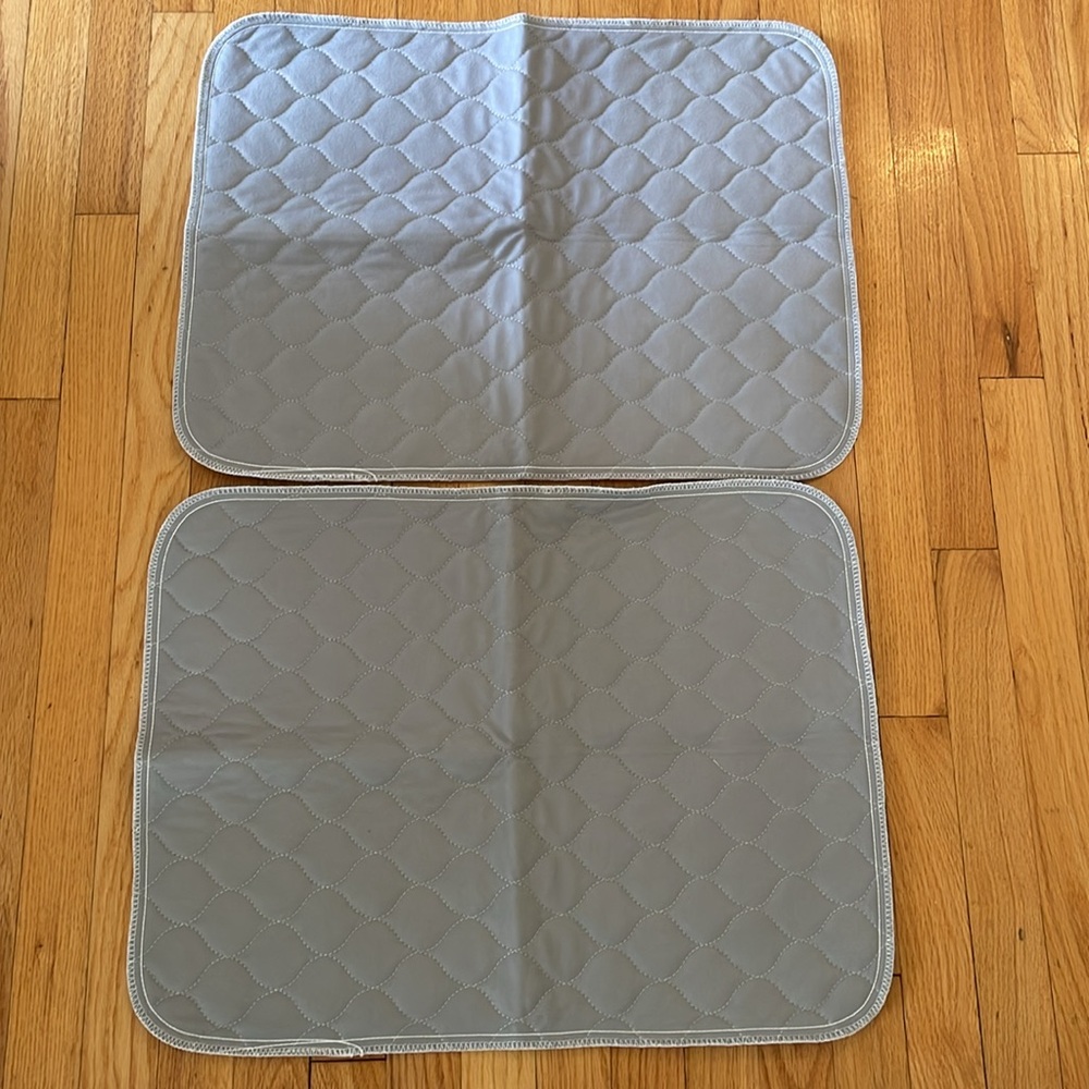 NWOT~Set Of 6 Puppy Mats~Gray & Animal Print Designed 4 Small/2 Large Mat - Picture 11 of 16